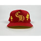 Chrome Hearts Cross Patch Hat Red/Yellow CH Snapback