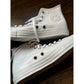 CHROME HEARTS STUDDED WHITE LEATHER CONVERSE DAGGER SIZE 9