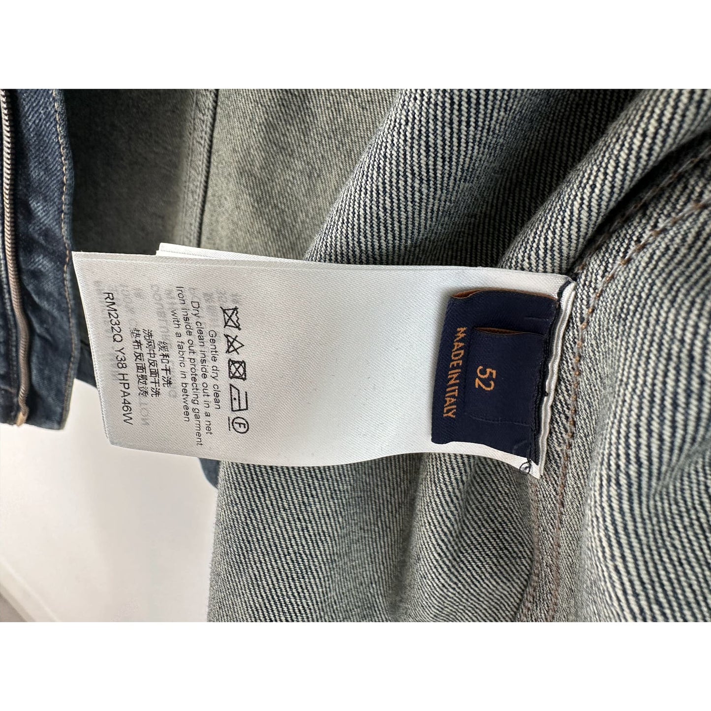 LOUIS VUITTON DENIM MONOGRAM CARPENTER WORK WEAR JACKET