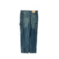 LOUIS VUITTON DENIM MONMOGRAM CARPENTER PANTS