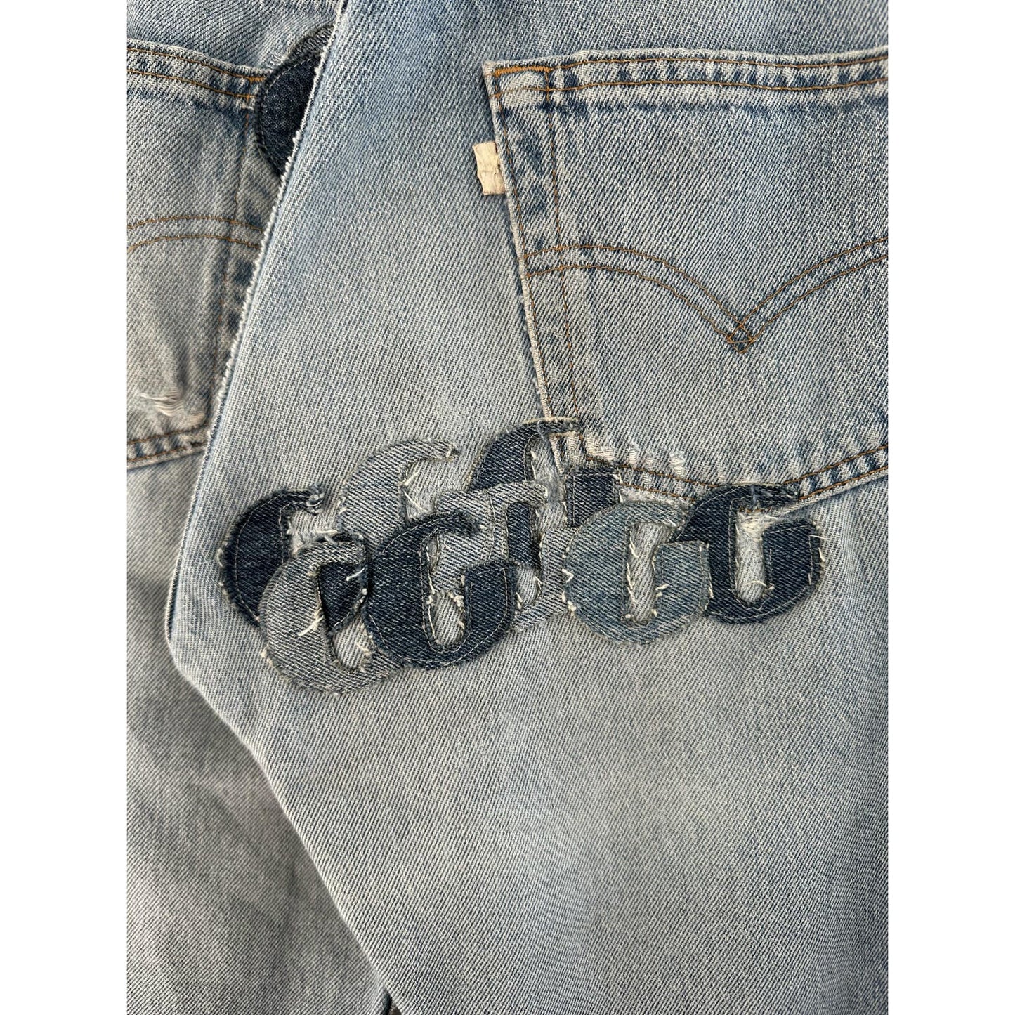 Gallery Dept. G Patch Blue Denim LA Flare