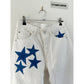 Chrome Hearts Blue/White Star Patch Denim Size 28