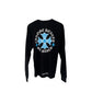 Chrome Hearts Saint Barth Exclusive Blue Cross Long Sleeve