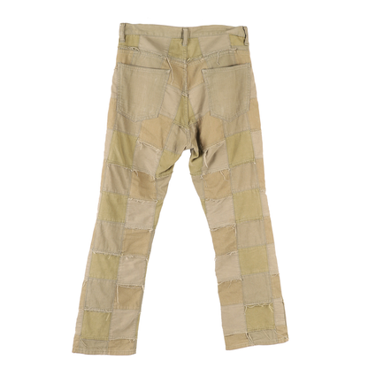 Junya Watanabe Comme Des Garcons Olive Patchwork Pants 2006