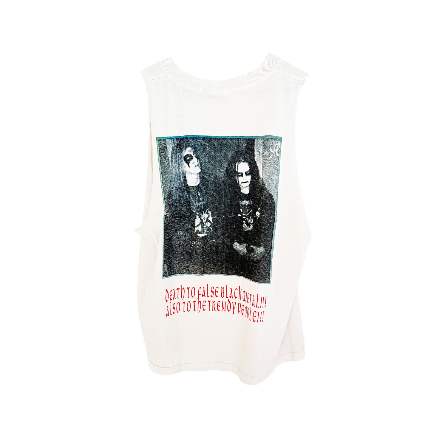 MAYHEM CUT OFF BLACK METAL TANK TOP