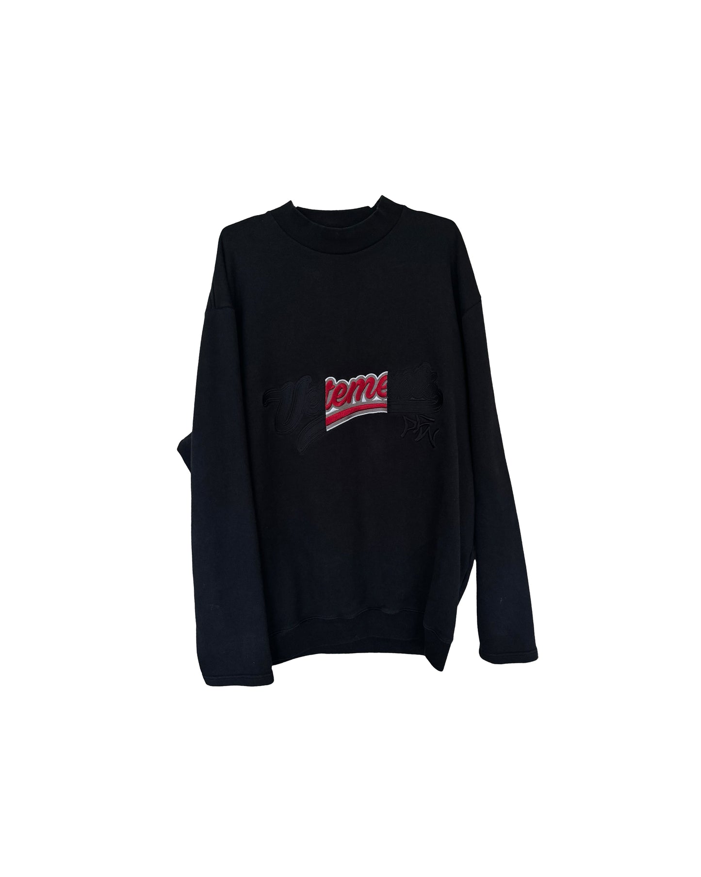 Vetements Embroidered Split Crewneck