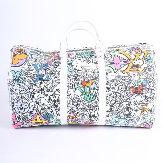 LV MONOGRAM COMICS KEEPALL BANDOULIERE 50 MULTICOLOR