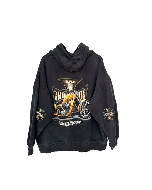 WEST COAST CHOPPERS VINTAGE FADED HOODIE