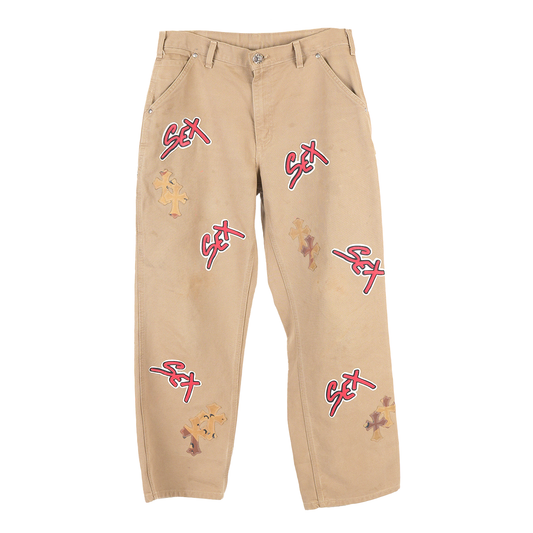 CHROME HEARTS SEX RECORDS CARPENTER PANTS