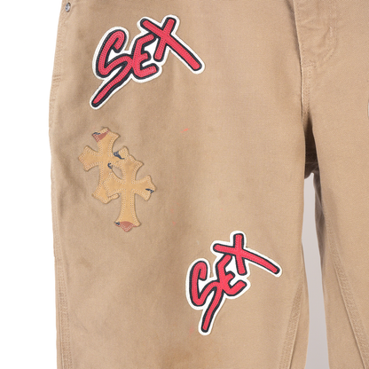 CHROME HEARTS SEX RECORDS CARPENTER PANTS