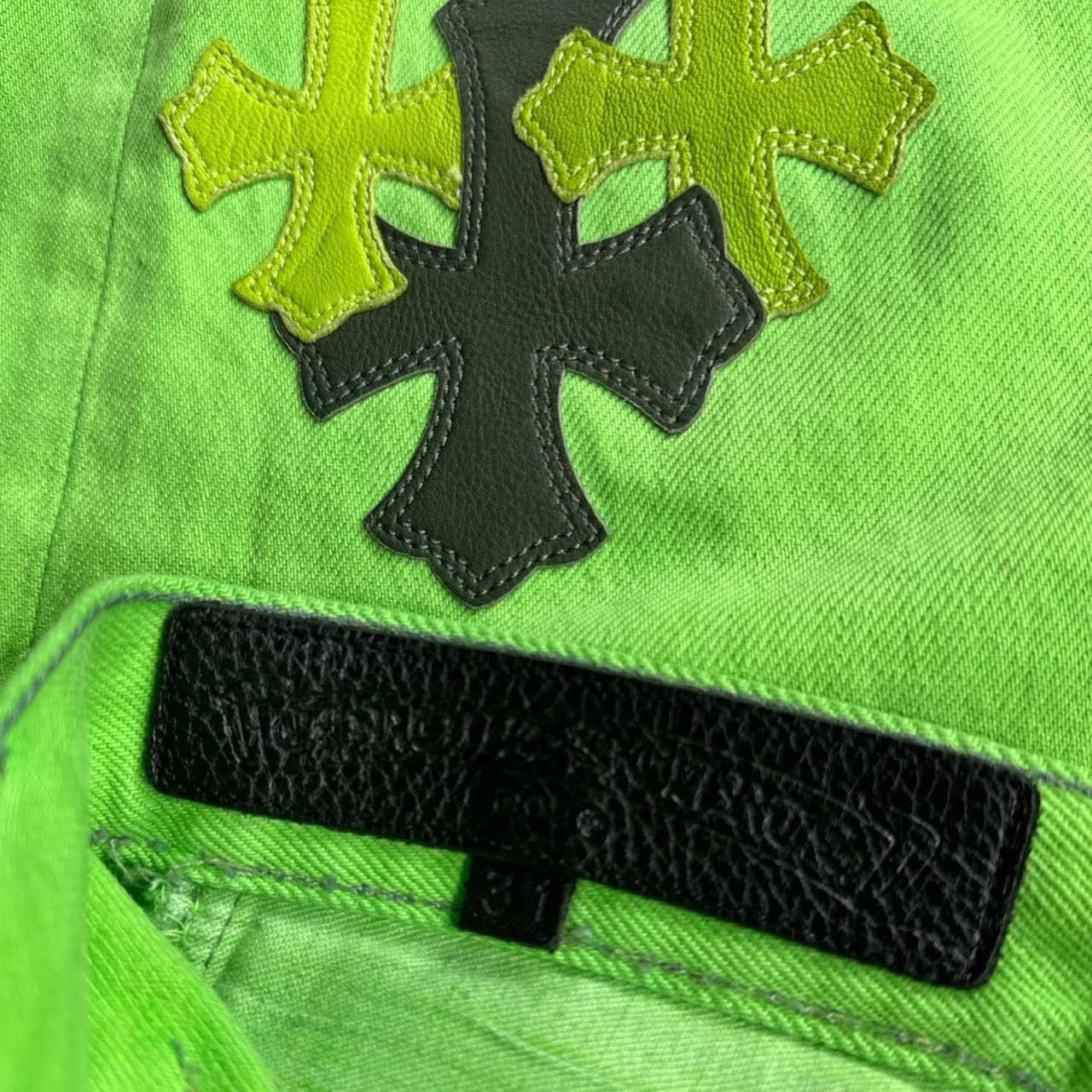 Chrome Hearts Sex Records Lime Green Levi's