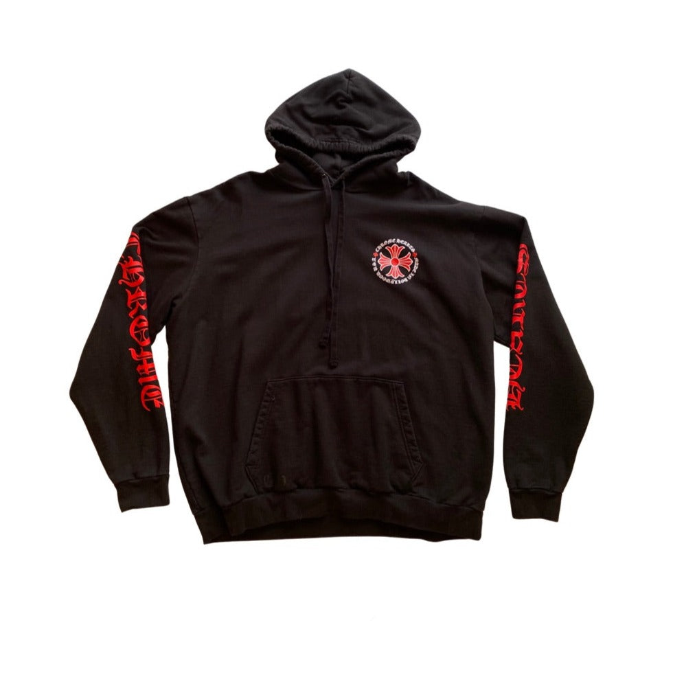 Red Chrome Hearts Hoodie