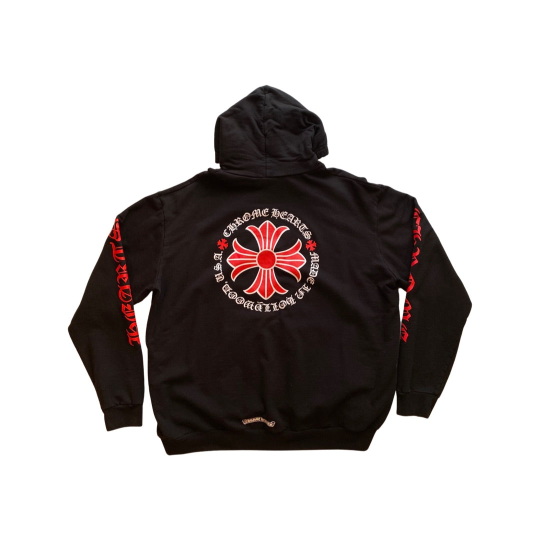 Red Chrome Hearts Hoodie