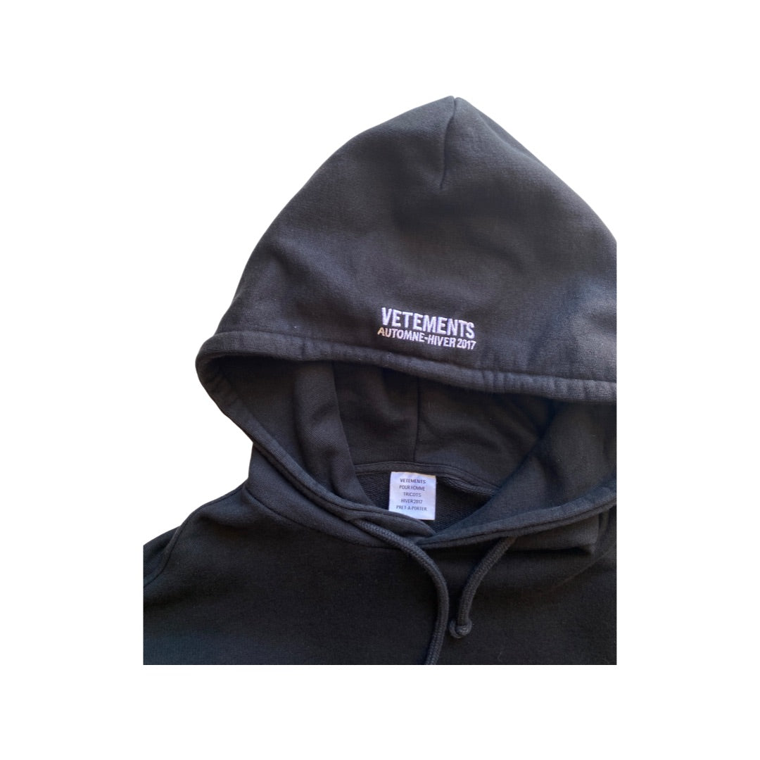 Vetements Total Fucking Darkness Hoodie