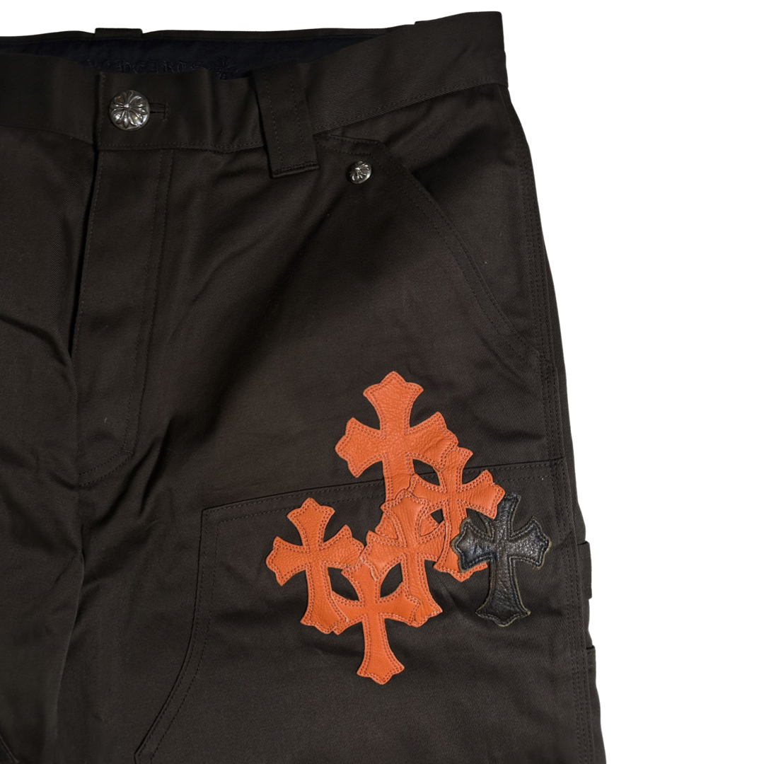 Chrome Hearts Brown/Orange Carpenter Pants