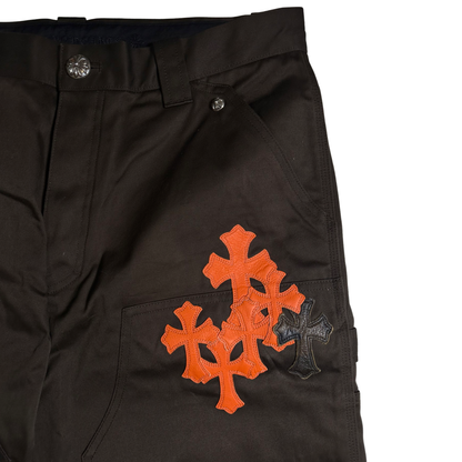 Chrome Hearts Brown/Orange Carpenter Pants