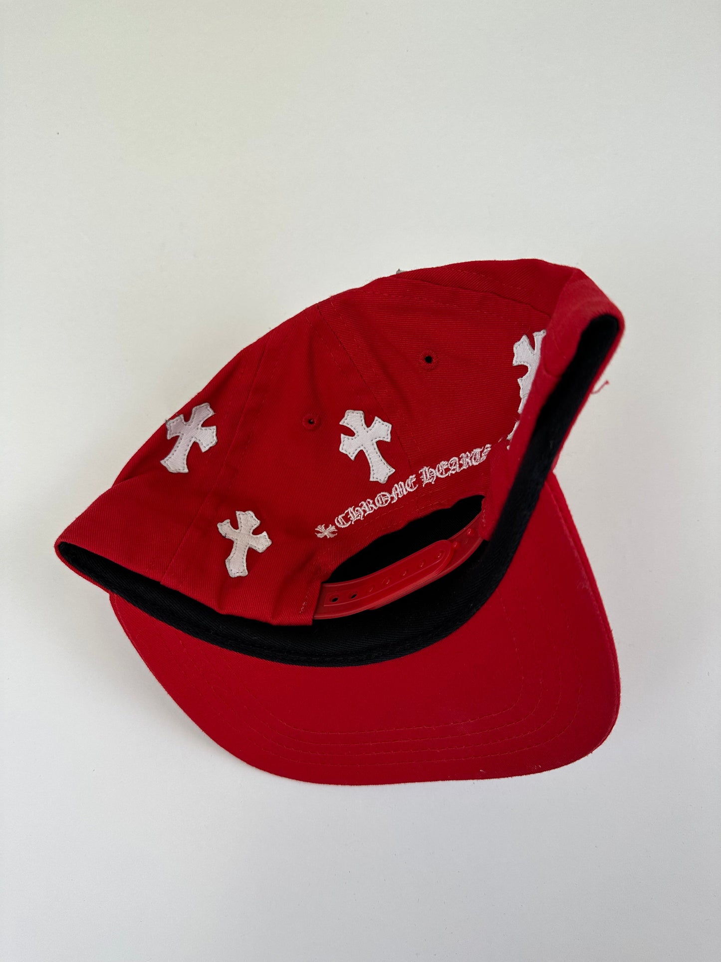 Red CH Cross Patchwork Hat