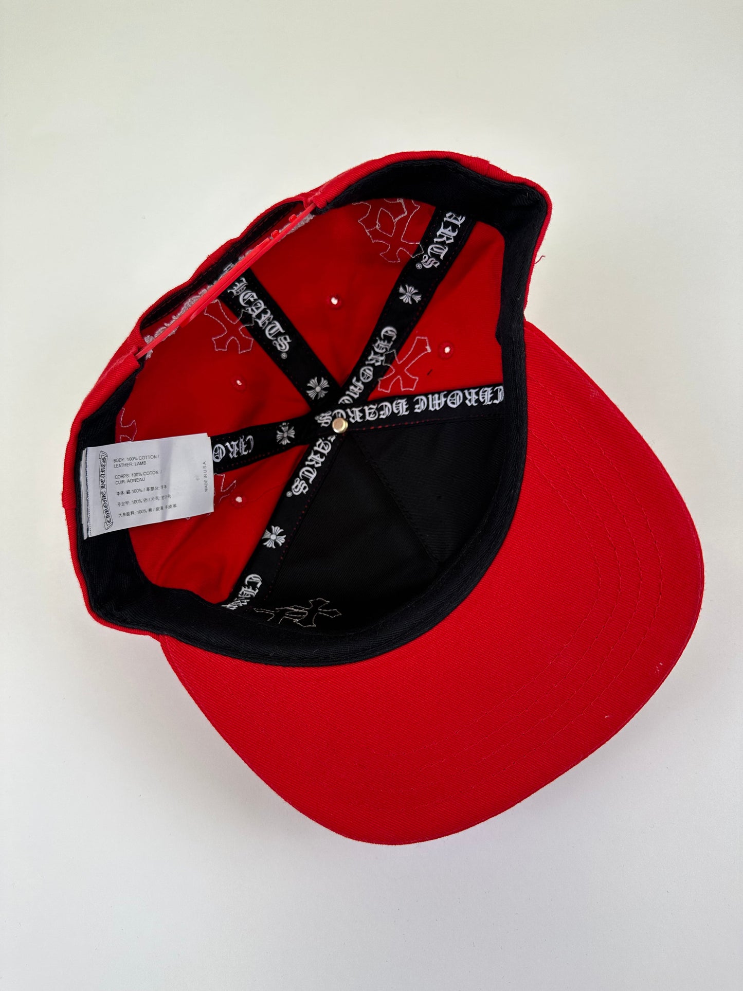 Red CH Cross Patchwork Hat