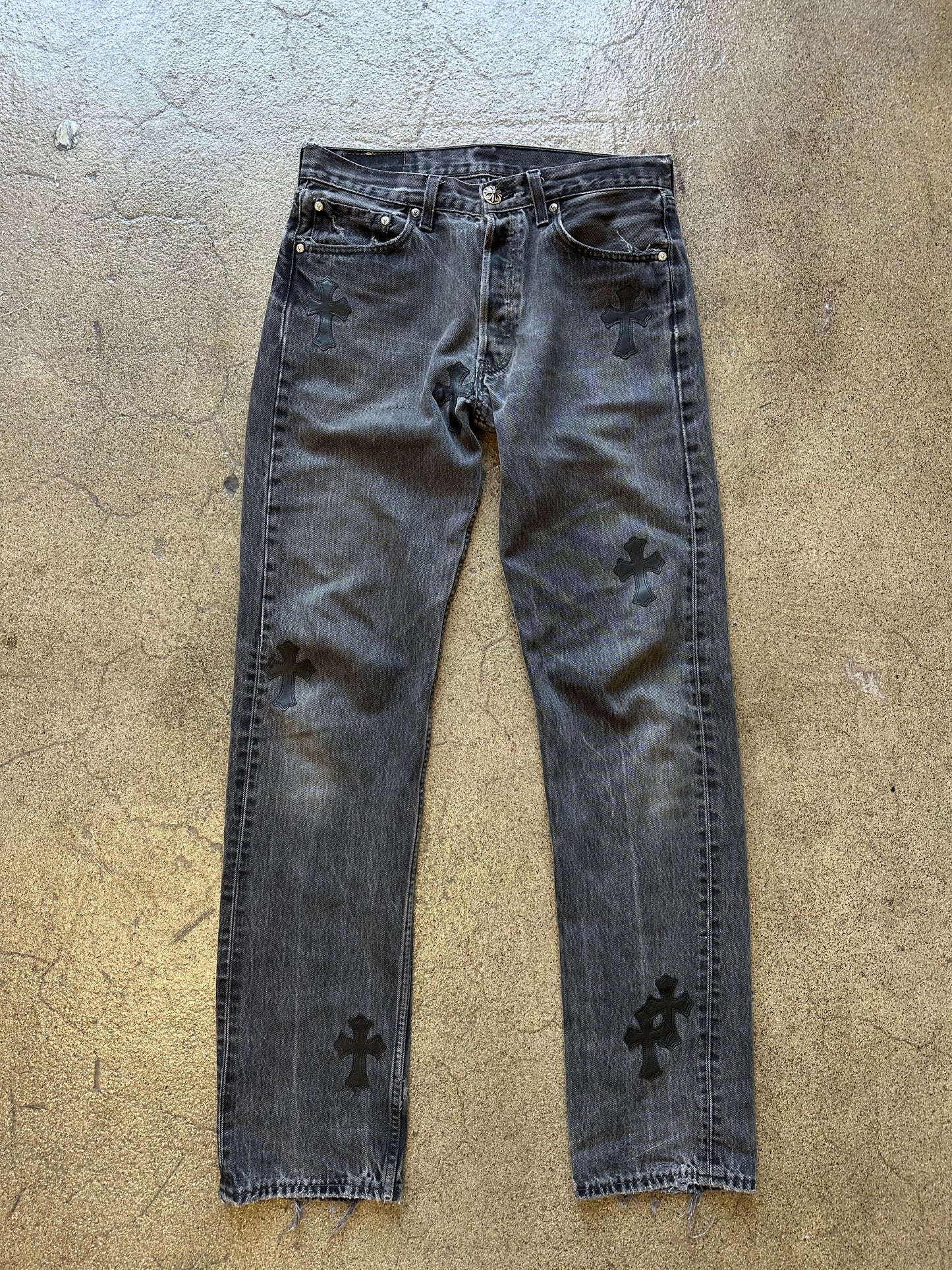 Black Patchwork Cross Levi's