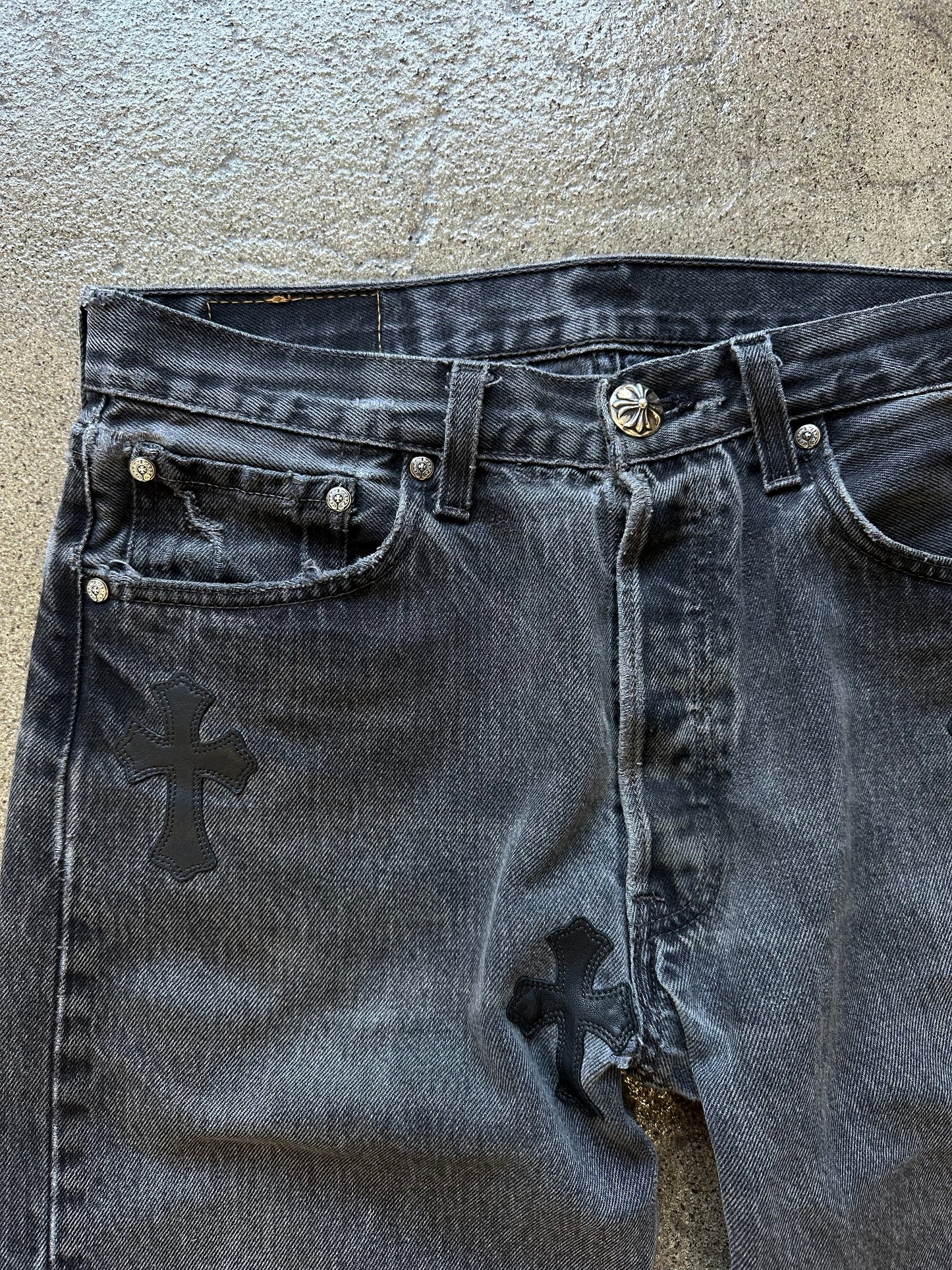 Black Patchwork Cross Levi's