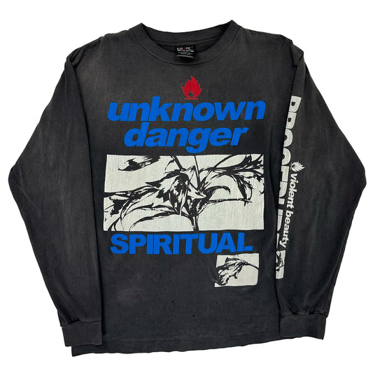 SAINT MICHAEL UNKNOWN DANGER VINTAGE GRAPHIC LONGSLEEVE