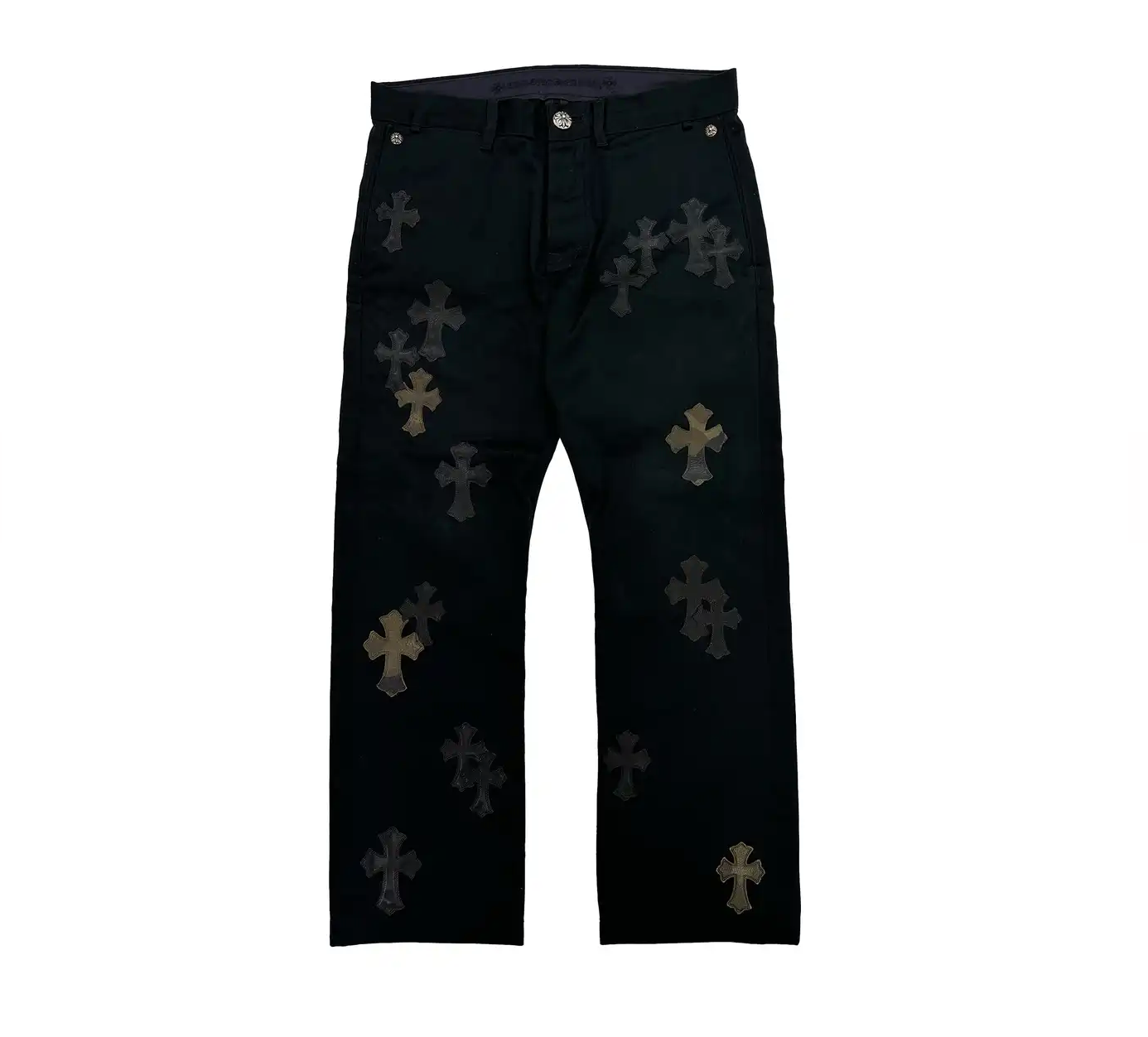 Chrome Hearts Black Chino With Camo/Black Crosses 2023