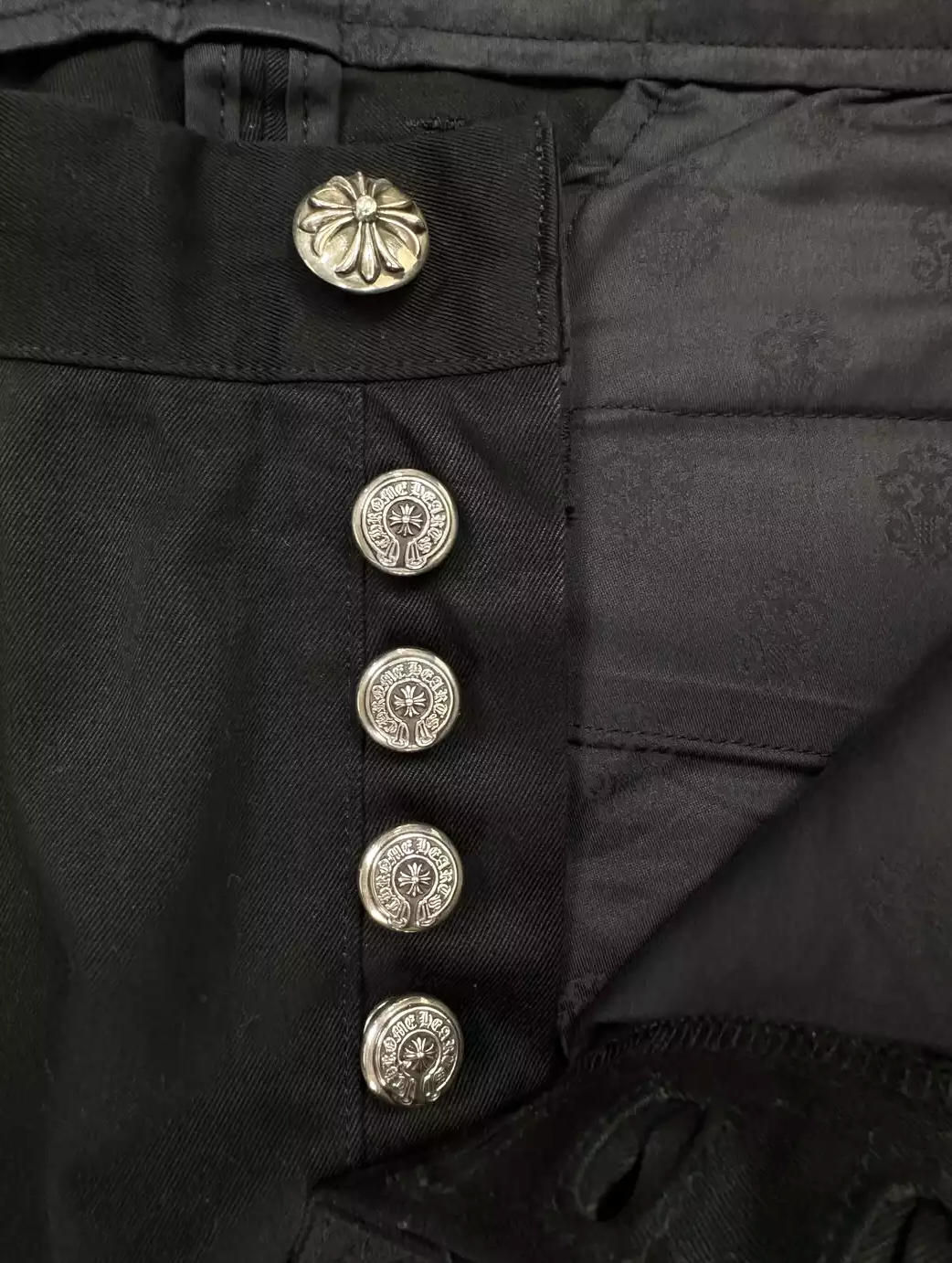 Chrome Hearts Black Chino With Camo/Black Crosses 2023