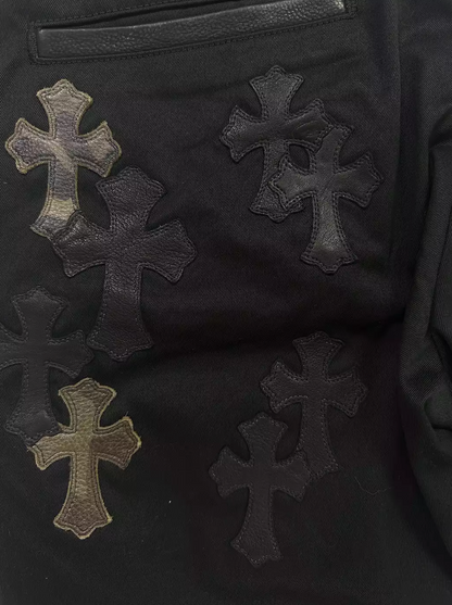 Chrome Hearts Black Chino With Camo/Black Crosses 2023