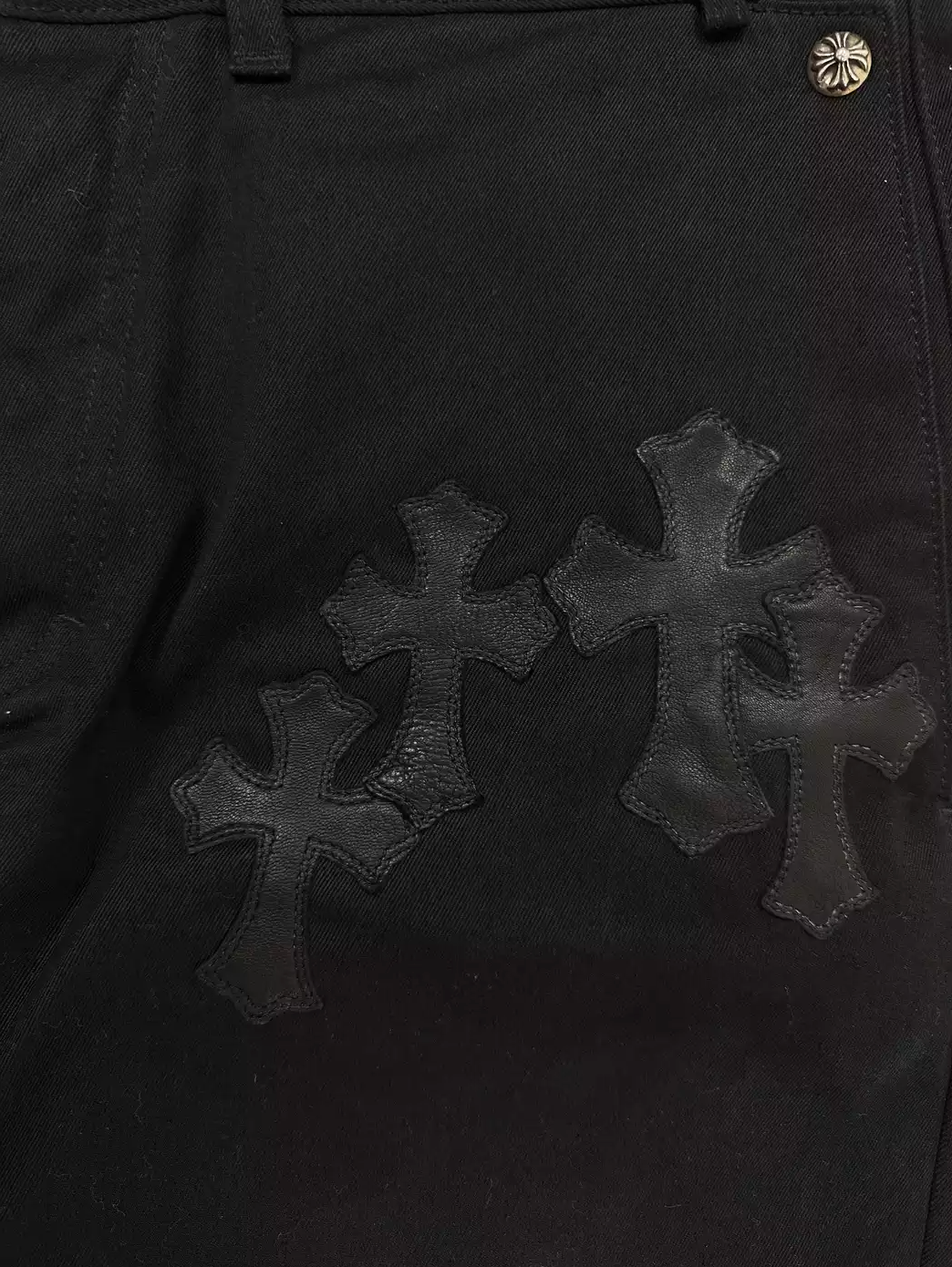 Chrome Hearts Black Chino With Camo/Black Crosses 2023