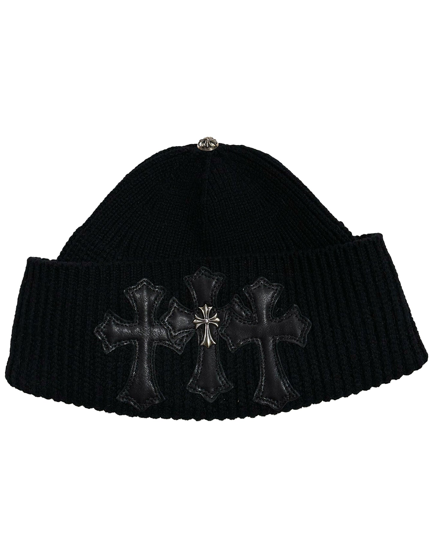 Cashmere Triple Cross Cemetary Beanie