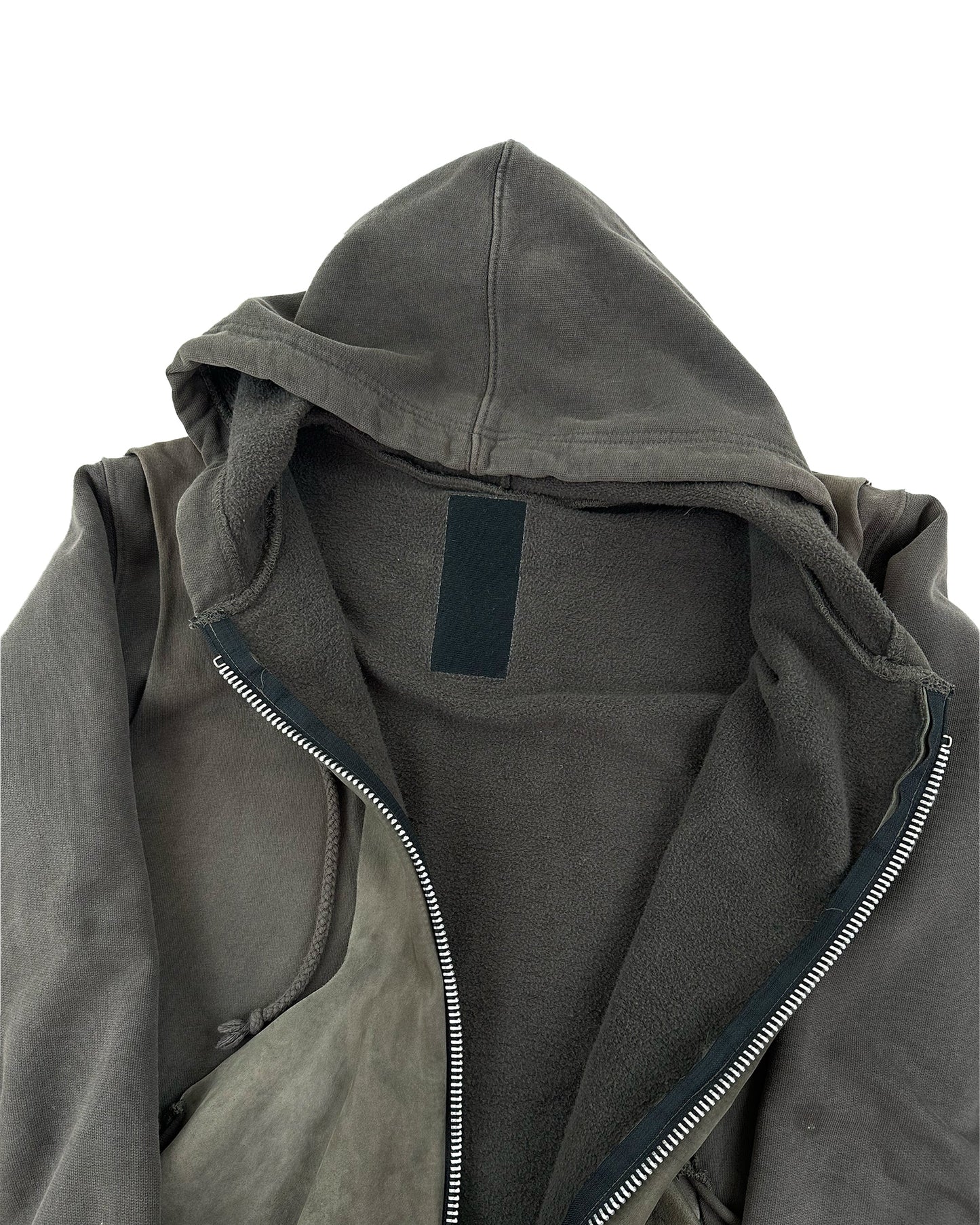 DRKSHDW SS02 SLAB DOUBLE LAYERED HOODIE