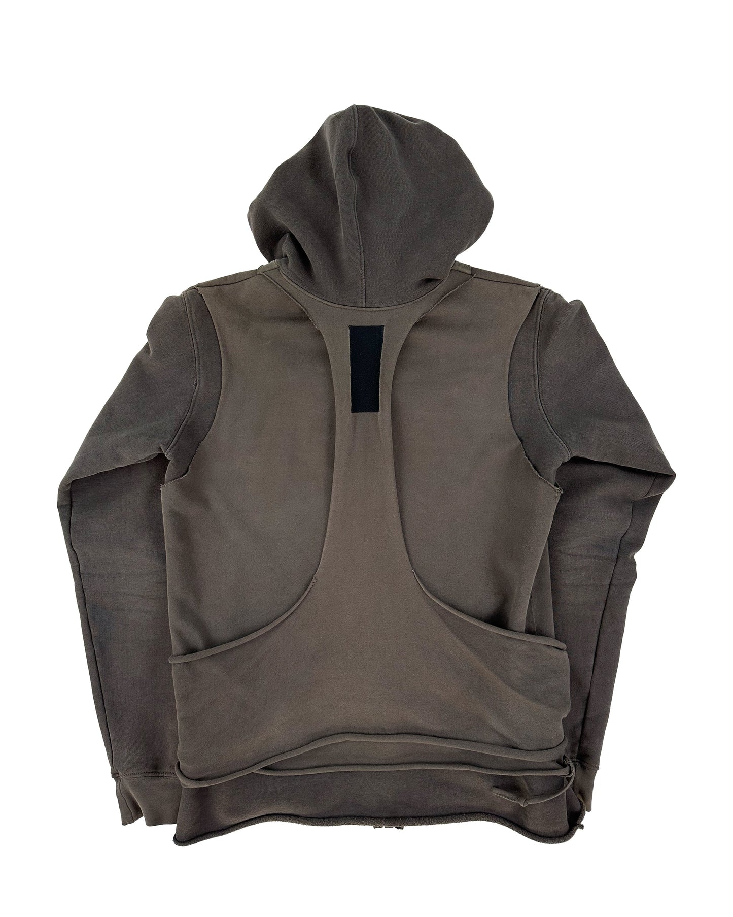 DRKSHDW SS02 SLAB DOUBLE LAYERED HOODIE