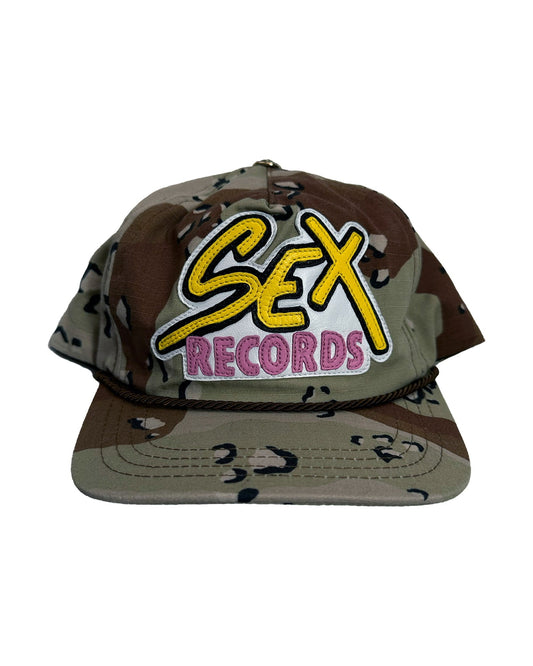 Sex Records Camo Trucker
